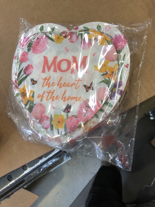 Photo 2 of  60pcs Mother’s Day Plates , Best Mum Ever I Love Mom Thanks Mom Tableware for Mothers Day Decorations