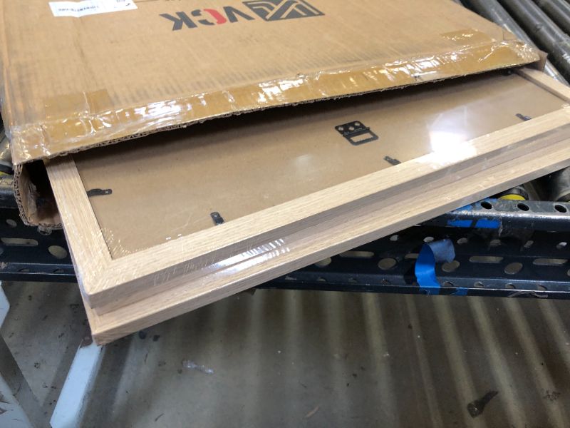 Photo 1 of VCK 16x20 Solid Wood Poster Frames for Wall, Natural Oak Picture Frame 3 Pack, Wall Gallery Frame