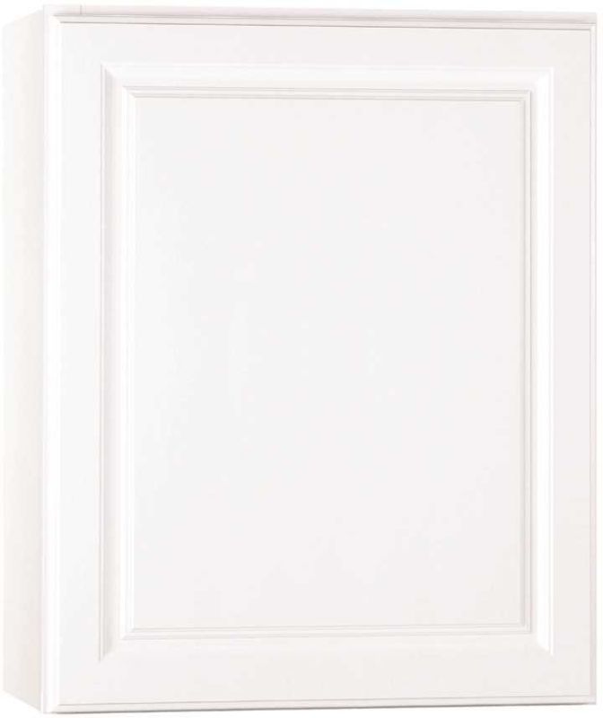 Photo 1 of -FACTORY SEALED- Hampton Bay Hampton 24 in. W X 12 in. D X 30 in. H Assembled Wall Kitchen Cabinet in Satin White
