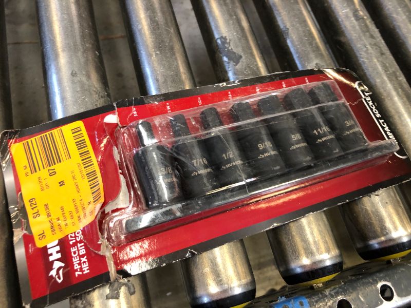 Photo 2 of 1/2 in. Drive Hex Bit Impact Socket Set SAE (7-Piece)