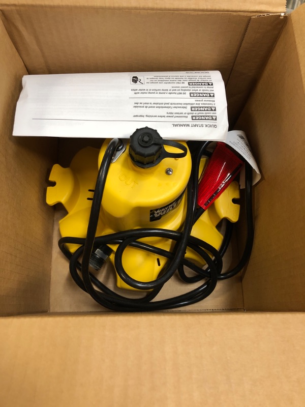 Photo 1 of 0.16 hp. WaterBUG Submersible Utility Pump with Multi-Flo Technology