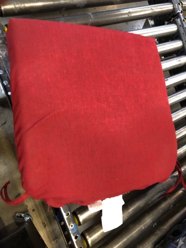Photo 1 of 20 in x 20 in Cushion Guard Square Outdoor Seat Cushion in Chili
