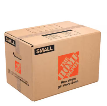 Photo 1 of 17 in. L x 11 in. W x 11 in. D Small Moving Box with Handles (20-Pack)
