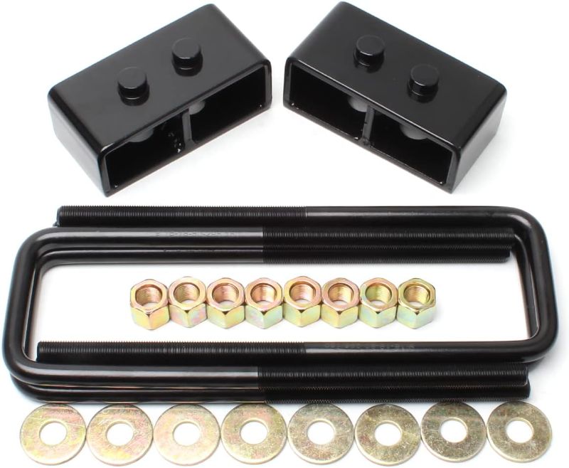 Photo 1 of GAsupply 2" Rear Leveling Lift Kit, Compatible with 2004-2021 Ford F150 2WD 4WD, 2 inch Forged Leveling Block Kit with Extended U Bolts
