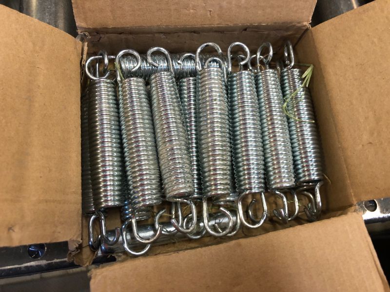 Photo 2 of 5.5-7 Inch Trampoline Springs Heavy Duty Stainless Steel Replacement?Springs, Set of 16
