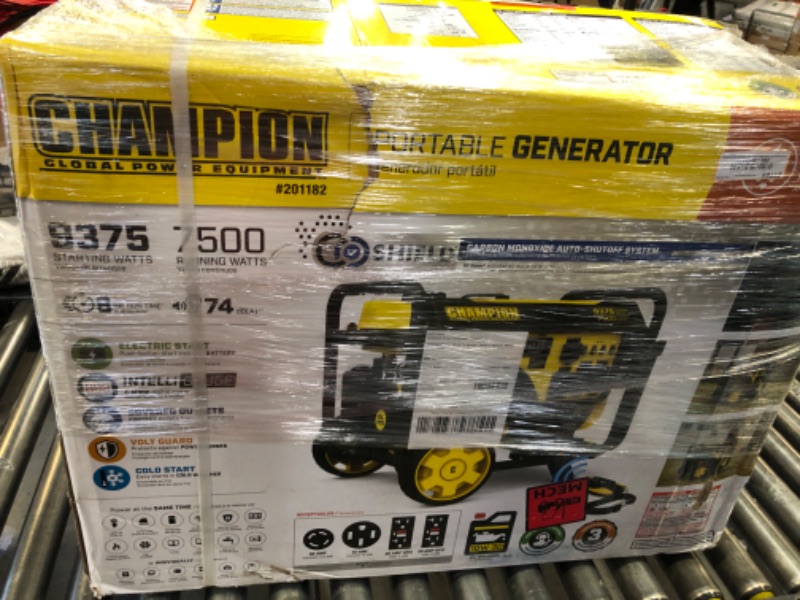 Photo 2 of Champion 7500 W 120/240 V Gasoline Portable Generator