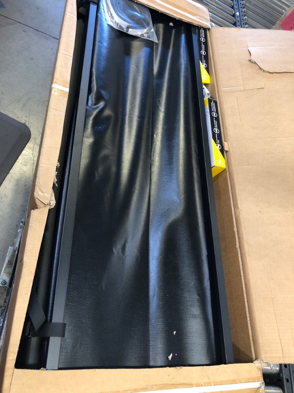 Photo 2 of Truck Bed Tonneau Cover Compatible with Nissan Frontier 2005-2024 5 ft Short Box w/or w/o Track Rail, Soft Folding Style