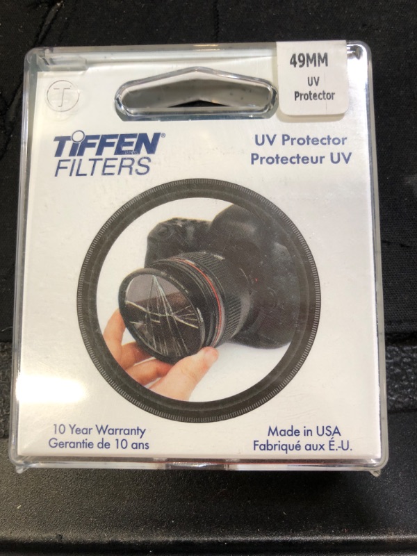 Photo 1 of Tiffen 49UVP 49mm UV Protection Camera Lens Filter , Black