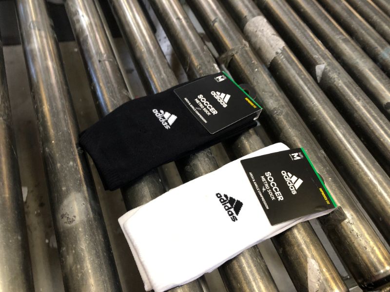 Photo 1 of 2 pair of adidas socks M 