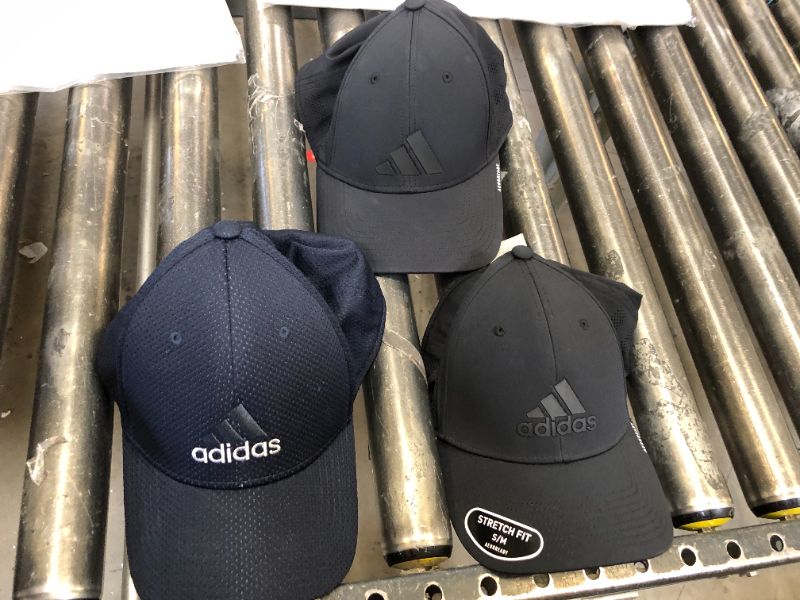 Photo 1 of bundle of adidas hats 3 pack sold as is 