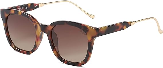 Photo 1 of SOJOS Classic Square Polarized Sunglasses for Women Men Retro Trendy UV400 Sunnies SJ2050
