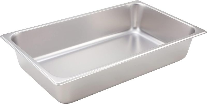 Photo 1 of Winco 4-Inch Pan, Full, Stainless Steel

