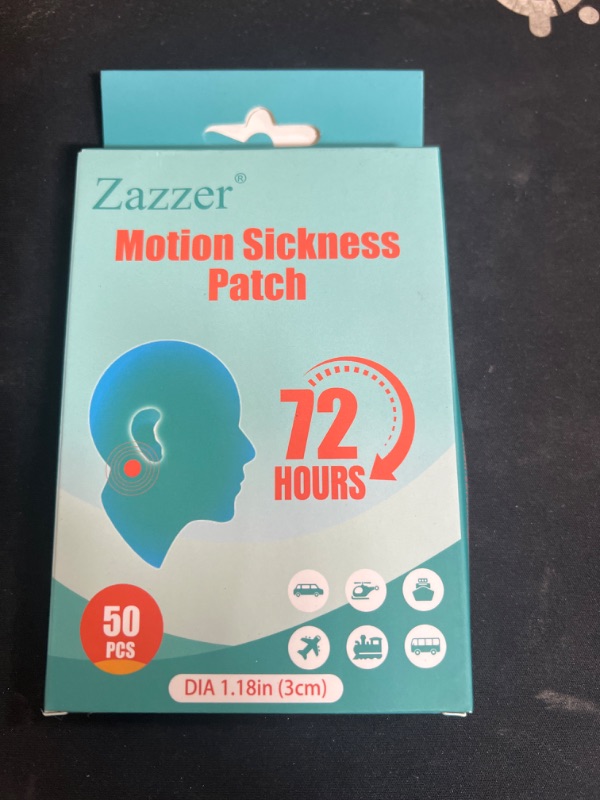 Photo 2 of Motion Sickness Patches 50 Sheets – Sea Sickness Patches for Cruise -Dizziness Vertigo & Nausea Relief, for Cruise Ships, Airplanes, Cars, Non Drowsy, Travel Essentials,Cruise Essentials 50 Count