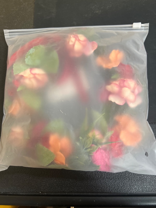 Photo 1 of Rose Flower Headband Floral Crown Garland Halo (Rose Red White)