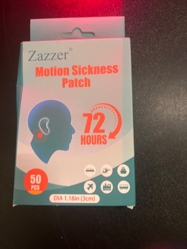 Photo 2 of Motion Sickness Patches 50 Sheets – Sea Sickness Patches for Cruise -Dizziness Vertigo & Nausea Relief, for Cruise Ships, Airplanes, Cars, Non Drowsy, Travel Essentials,Cruise Essentials 50 Count