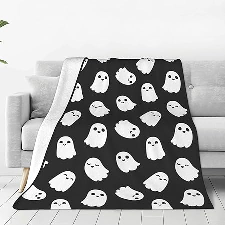 Photo 1 of Halloween Blanket Super Soft Flannel Lightweight Hocus Blanket,Sofa Blanket,Decor Bed Throws Pocus Blankets