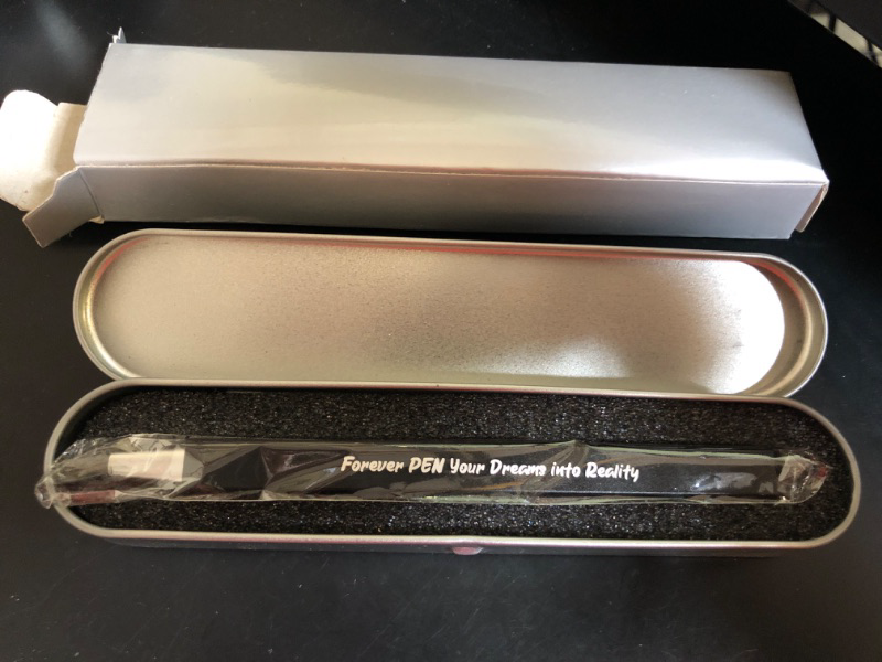 Photo 2 of LAIX Forever Pen, Forever Pencil, Engraved with Forever PEN Your Dreams into Reality, with a Fine Gift Box - Ideal for Colleagues, Children, and Friends