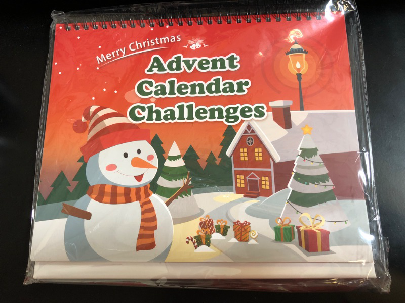 Photo 2 of Advent Calendar Challenges 2023, Christmas Advent Calendar with 12 Scracth-off Holiday Season Activities, Fun Christmas Games for Families, Friends, Adults and Kids