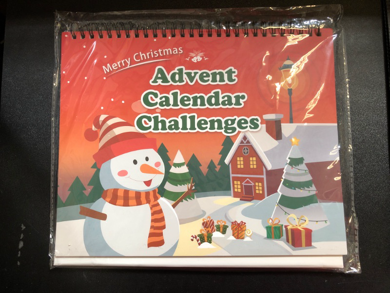 Photo 2 of Advent Calendar Challenges 2023, Christmas Advent Calendar with 12 Scracth-off Holiday Season Activities, Fun Christmas Games for Families, Friends, Adults and Kids