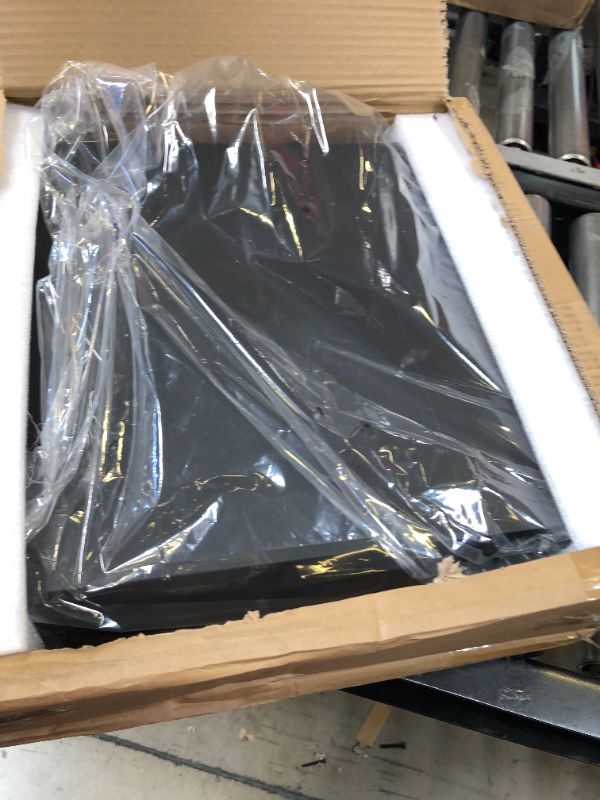 Photo 1 of Yoocabinet Wall Mount Mailbox with Key Lock, Large Capacity Locking Mailbox for Outside, Galvanized Steel Cover and Rust-Proof Metal Post Box, 12.5 "x 8.6 "x3.4 Black, MA003B 001-black Medium