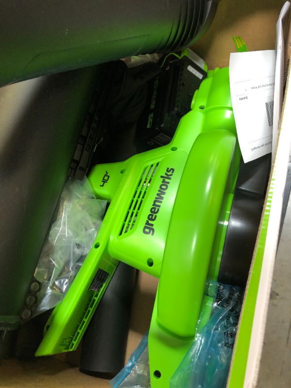 Photo 2 of Greenworks 40V Brushless Blower / Vacuum (505CFM / 230MPH), 5.0Ah Battery and Charger Included Blower / Vac (5.0Ah) Gen 2