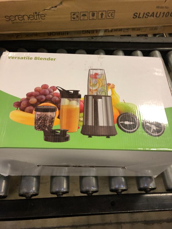 Photo 3 of 1300W Smoothies Blender, Personal Blender for Shakes and Smoothies with Ice Tray, 32 Oz *2 To-Go Cups, BPA Free (Gray)