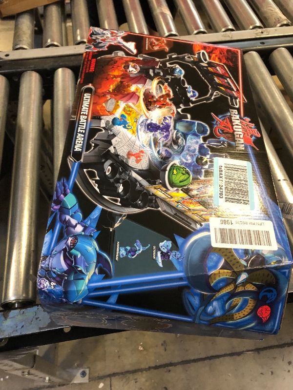 Photo 3 of Bakugan Ultimate Battle Arena Playset with Special Attack Dragonoid, Octogan, Hammerhead Customizable, Spinning Action Figures and Playset, Kids Toys for Boys and Girls 6 and up Ultimate Battle Arena, Amazon Exclusive (New)