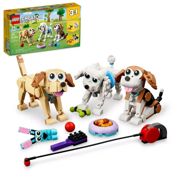 Photo 1 of LEGO Creator 3 in 1 Adorable Dogs Animal Figures Toys 31137
