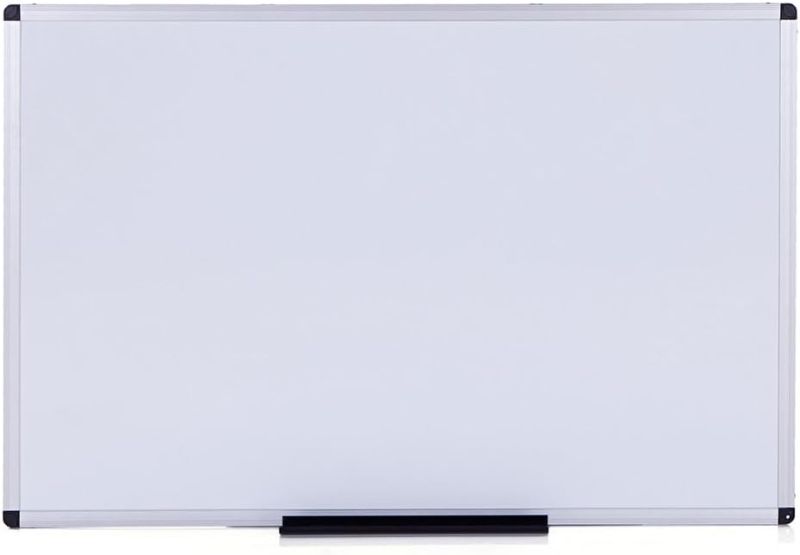 Photo 1 of VIZ-PRO Magnetic Dry Erase Board, 60 X 48 Inches, Silver Aluminium Frame

