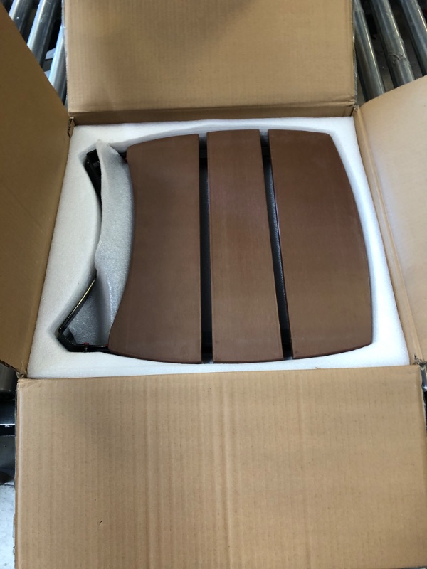 Photo 1 of Quantfire Side Shelves Upgrade Plus Big Green Egg Accessories, Composite 3 Slat Egg Mates for XLarge Big Green Egg with Folding Side Shelves Replacement Parts Grill Plus XL3 Side Shelves