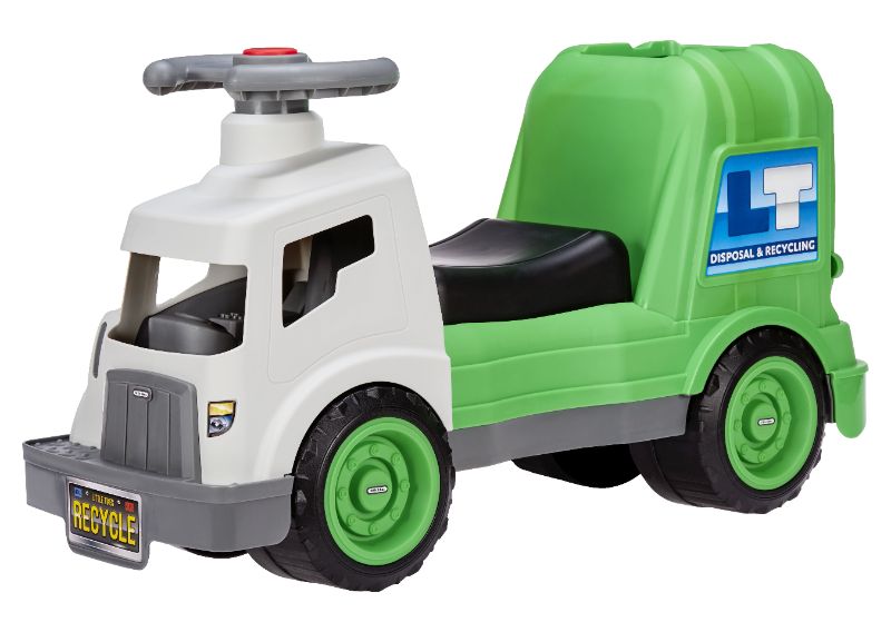 Photo 1 of Little Tikes Dirt Diggers Garbage Truck Scoot Ride On with Real Working Horn, Trash Bin, Roleplay for Boys, Girls, Kids, Toddlers Ages 2 to 5 Years
