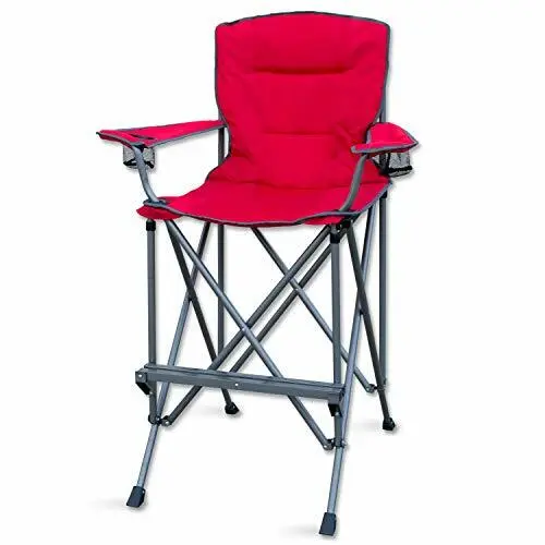 Photo 1 of Rms Outdoors Extra Tall Folding Chair Bar Height Director Chair For Camping Home
