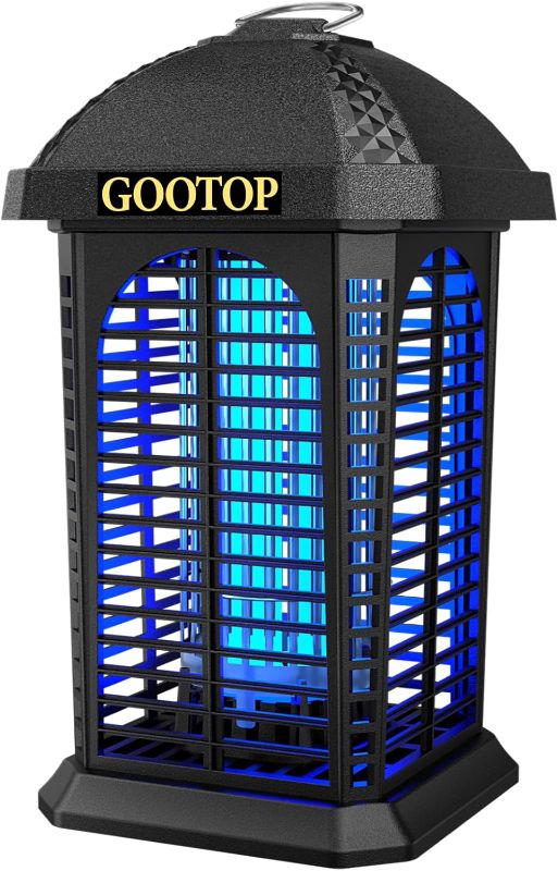 Photo 1 of GOOTOP Bug Zapper Outdoor, Electric Mosquito Zapper, Fly Traps, Fly Zapper, Mosquito Killer Indoor 3 Prong Plug, 90-130V, ABS Plastic Outer
