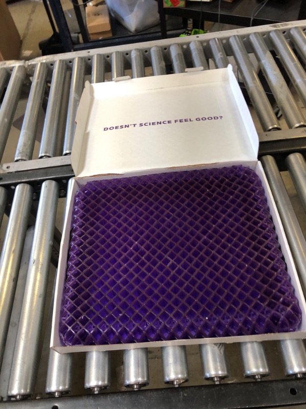 Photo 1 of Purple Royal Seat Cushion - Seat Cushion for The Car Or Office Chair - Temperature Neutral Grid