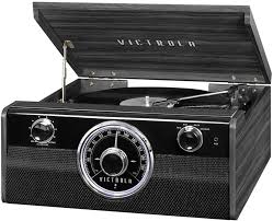 Photo 1 of Victrola Mid Century 6-in-1 Bluetooth Record Player 