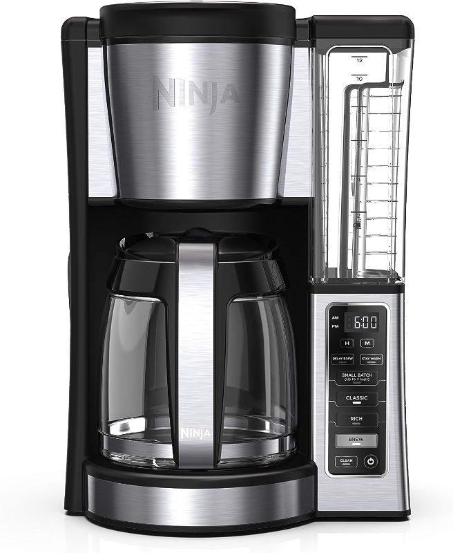 Photo 1 of Ninja 12-Cup Programmable Coffee Brewer, 2 Brew Styles, Adjustable Warm Plate, 60oz Water Reservoir, Delay Brew - Black/Stainless Steel
