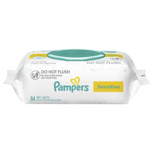 Photo 1 of 2 PACK-- Pampers Baby Wipes Sensitive Perfume Free 1X Pop-Top Pack 84 Count
