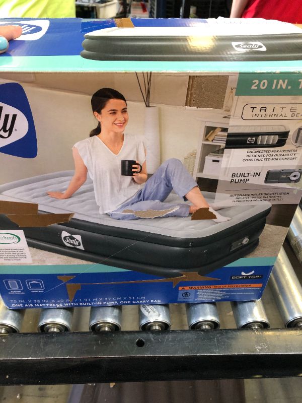 Photo 1 of SEALY TWIN AIR MATTRESS 20 IN HEIGHT 