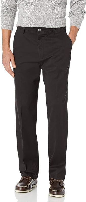 Photo 1 of Dockers Men's Classic Fit Easy Khaki Pants (Regular and Big & Tall) Standard 36 X 32 BLACK 