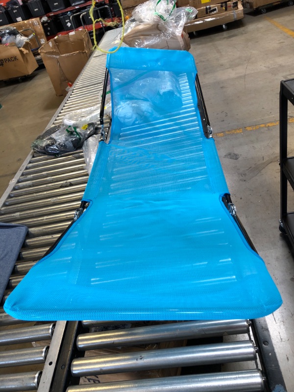 Photo 1 of Blue Folding Patio Chair