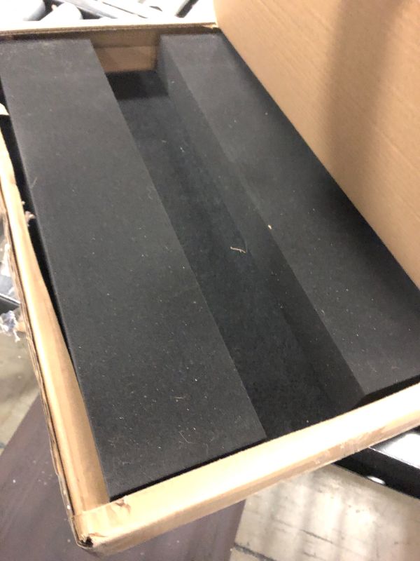 Photo 2 of Sound Dampening Speaker Riser Foam - Audio Acoustic Noise Isolation Platform Pads Recoil Stabilizer w/ Rubber Base Pad For Studio Monitor, Subwoofer, Loud Speakers - Pyle PSI21 (22.3 x 15 x 3 Inch) 22.3" x 15.0" -inches Riser Foam