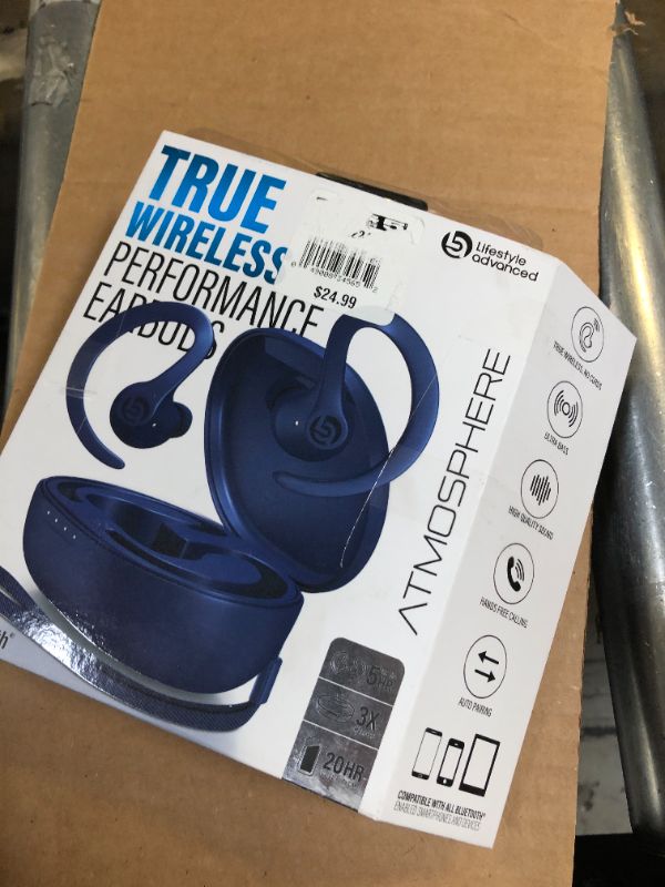 Photo 3 of Lifestyle Advanced Atmosphere True Wireless Performance Bluetooth Earbuds
