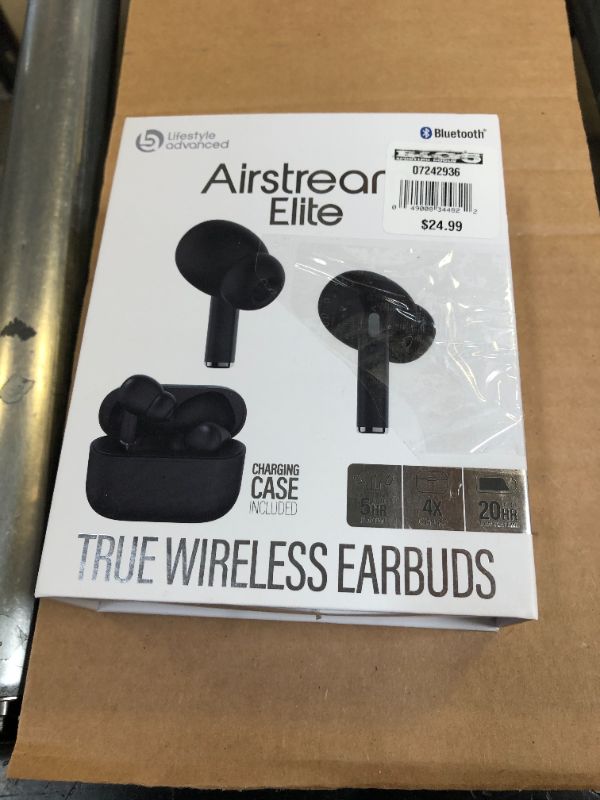 Photo 1 of Lifestyle Advanced Atmosphere True Wireless Performance Bluetooth Earbuds
