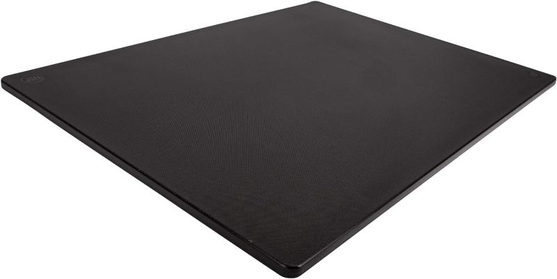 Photo 1 of Professional Black Plastic Cutting Board, Extra Large 24x18 Inch, 1/2" Made for Restaurants, Dishwasher Safe
