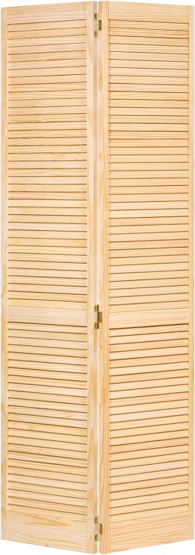 Photo 1 of Closet Door, Bi-fold, Kimberly Bay® Traditional Louver-Louver Clear (80x30)
