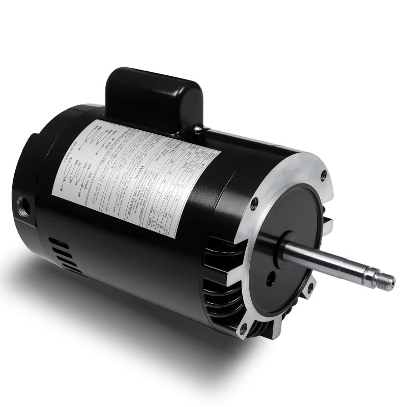 Photo 1 of Swimming Pool Cleaner Booster Pump Motor Compatible with A.O. Smith Century B625, for Polaris Vac-Sweep PB460, Arneson Pool Sweep and Letro Jet Vac Cleaners, 3/4 HP Single Speed Round Flange Motor
