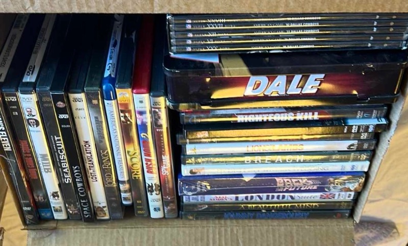 Photo 1 of CONTENTS OF BOX-24 DVD'S (VARIOUS TITLES)