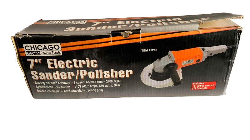 Photo 1 of CHICAGO TOOLS 7” ELECTRIC SANDER/POLISHER