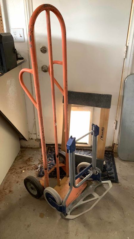 Photo 1 of 2-HAND TRUCKS AND A MOVING DOLLY