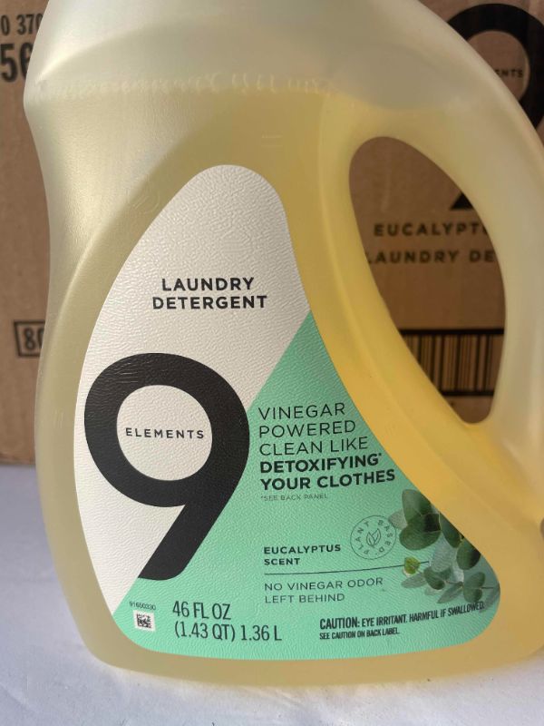 Photo 3 of 9 ELEMENTS LAUNDRY DETERGENT EUCALYPTUS SCENT 46 FL OZ. (3)